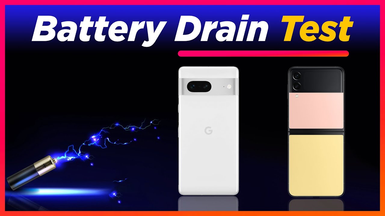 Google Pixel 7 Pro vs Samsung Galaxy Z Flip 4 - Battery drain test 🪫