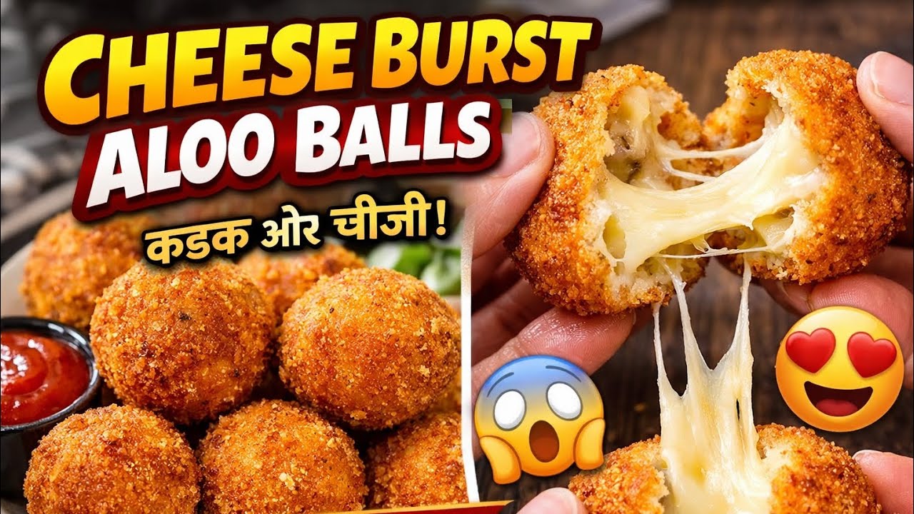 “Aloo se bana diya CHEESE BOMB 🤯 | Viral Snack #shorts”