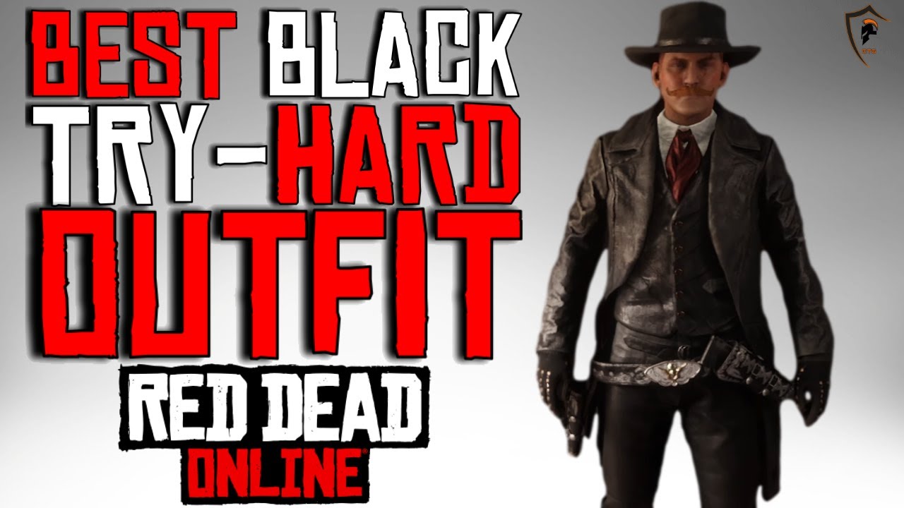 Ultimate Best Black Try Hard Outfit in Red Dead Online 2022