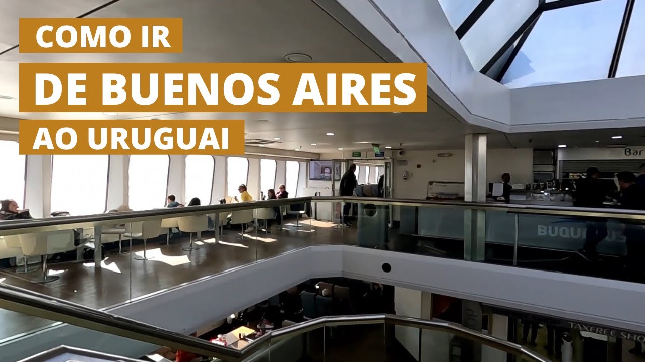 Passo a passo Buenos Aires - Montevidéu de FERRY BOAT + ÔNIBUS | BUQUEBUS