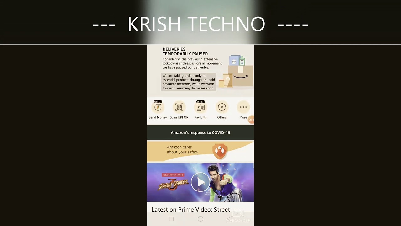 How To Book Bharat Gas Online Through Amazon App | KRISH TECHNO |