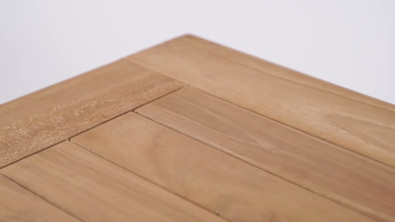 Teak Tuintafel Vierkant Inklapbaar / Invouwbaar