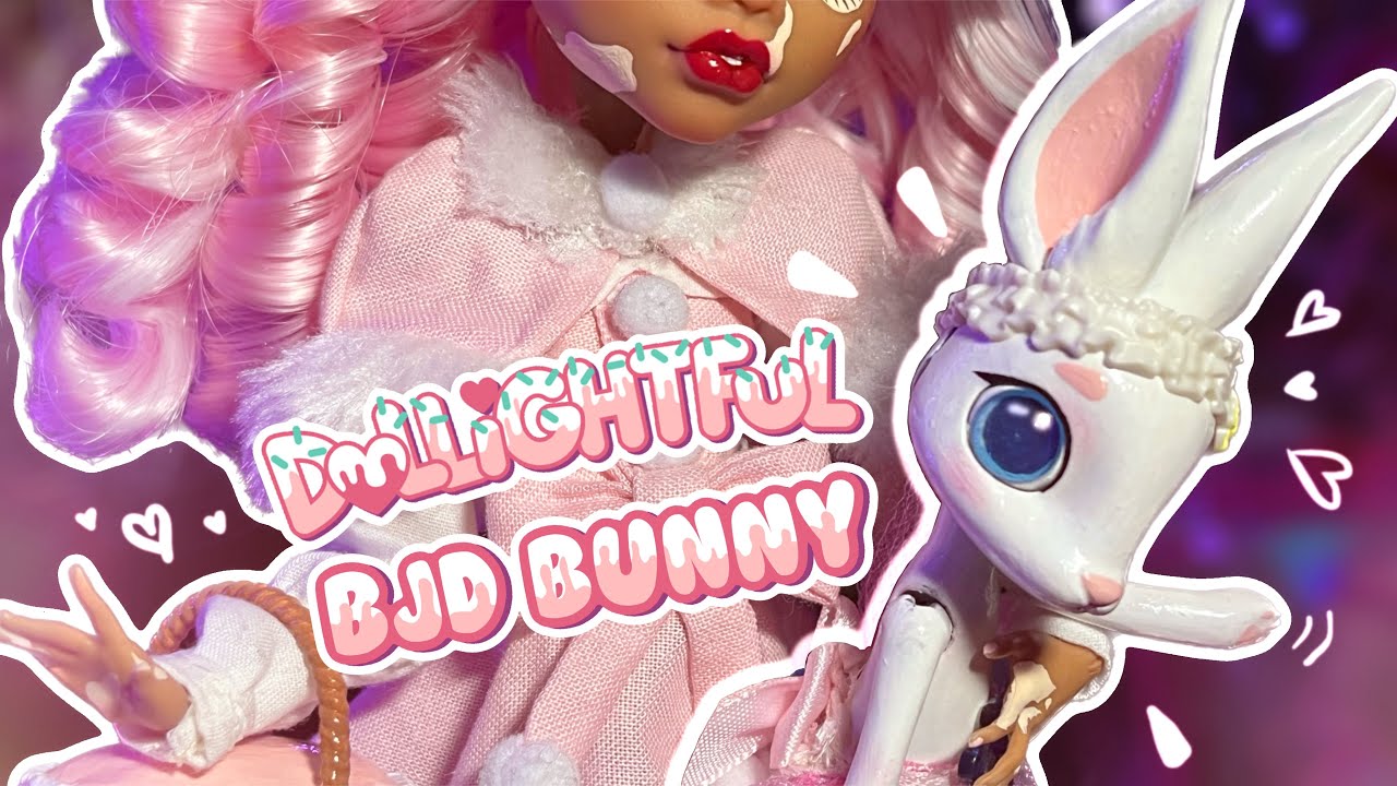 Making a Spring Lolita Doll & 3D Printing Dollightful’s BJD Bunny! | OOAK Art Doll
