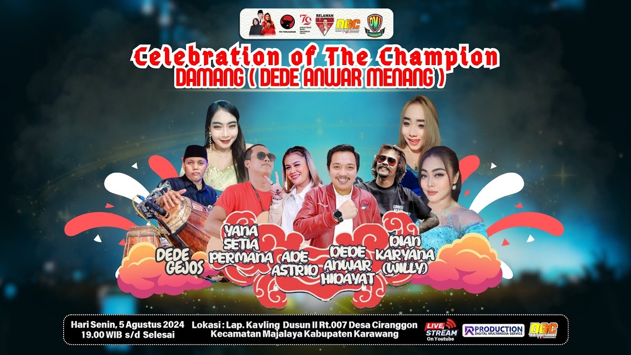 🔴 LIVE DEDE GEJOS CHANEL (DGC) I ADE ASTRID 5 AGUSTUS 2024 I CIRANGGON KARAWANG
