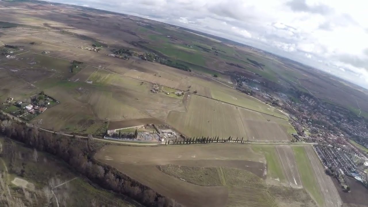 Vuelete con el paramotor .