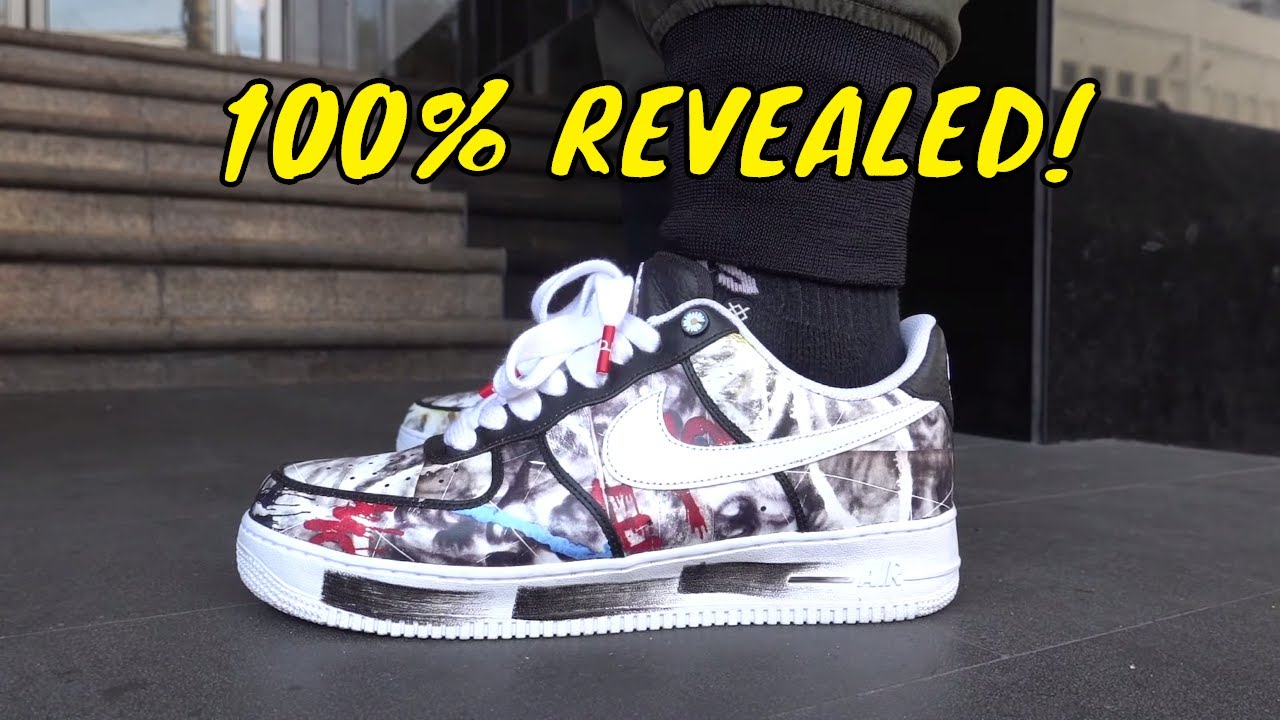 STRIPPED & REVEALED: G-DRAGON x NIKE AIR FORCE 1 'PARA NOISE'!