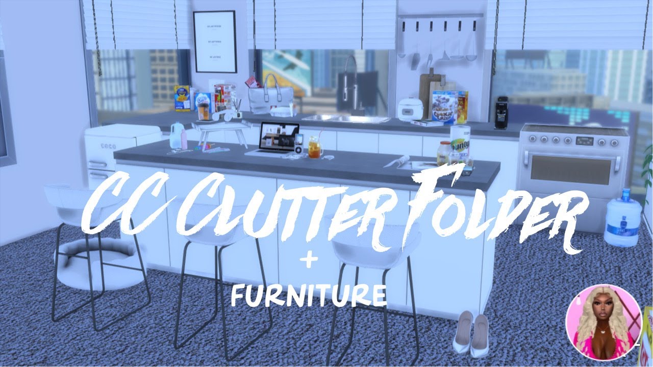Sims 4 Huge CC clutter & furniture folder | over 2000 items
