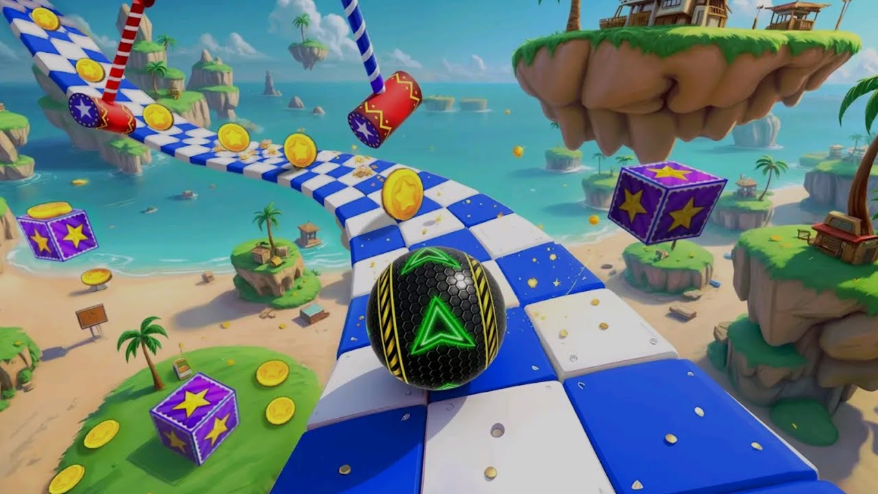 Going Ball Live - Going Balls Speedrun, Portal Run, Hard Level Sections #shorts