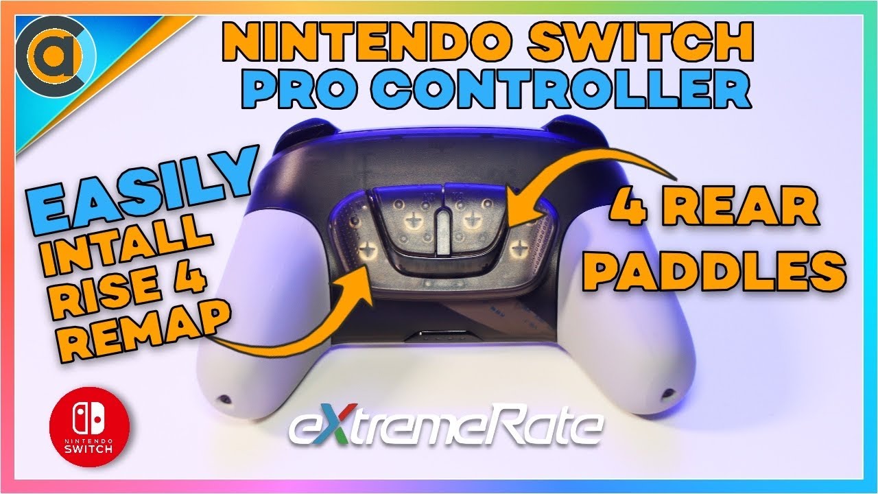 Комплект для переназначения контроллера Nintendo Switch Pro RISE4 от Extremerate. Простая установ...