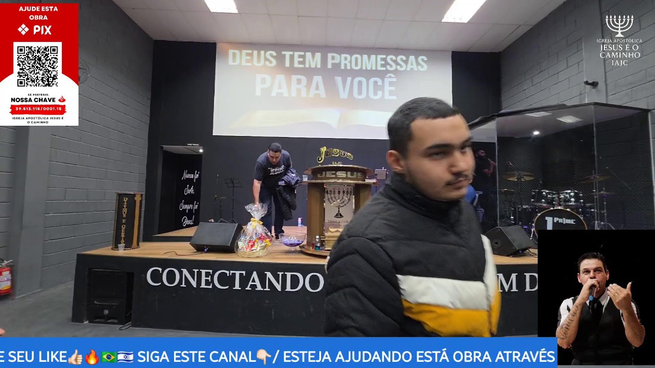 Transmissão ao vivo de Igreja Apostólica Jesus é o Caminho