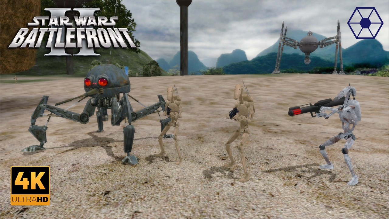 Star Wars Battlefront II (2005) Remastered mod - the confederate uprising - Part 2 (4K HD)