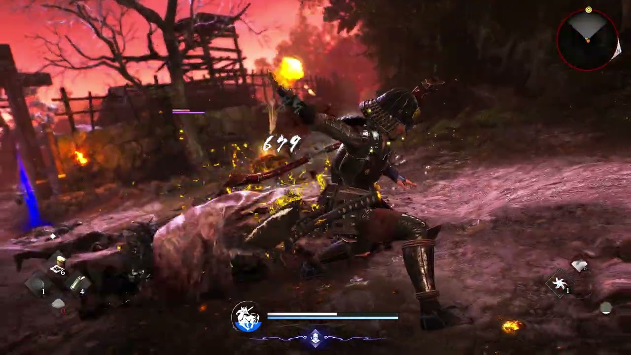 Nioh 3 Demo 4K60 Ultra Part 5 Tenryu River