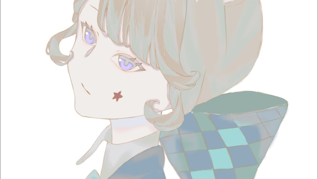 原神リネット　イラストメイキング