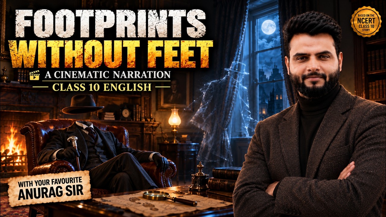 Footprints Without Feet  ONE SHOT 🔥 | Class 10 English | Anurag Tyagi Sir
