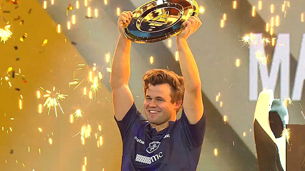 THIS GAME MADE MAGNUS CARLSEN CHAMPION OF THE ESPORTS WORLD CUP