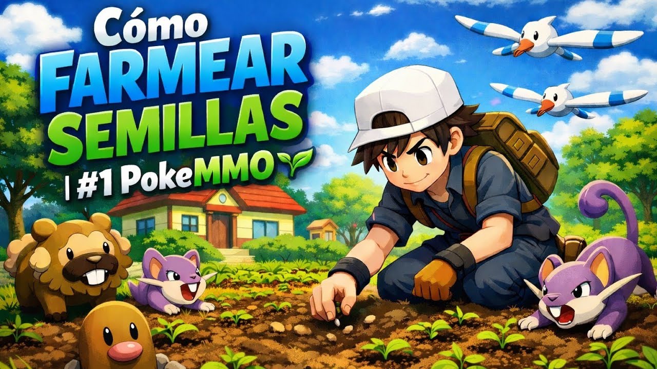 APRENDE a Farmear SEMILLAS | Guia COMPLETA #1 PokeMMO 🌱