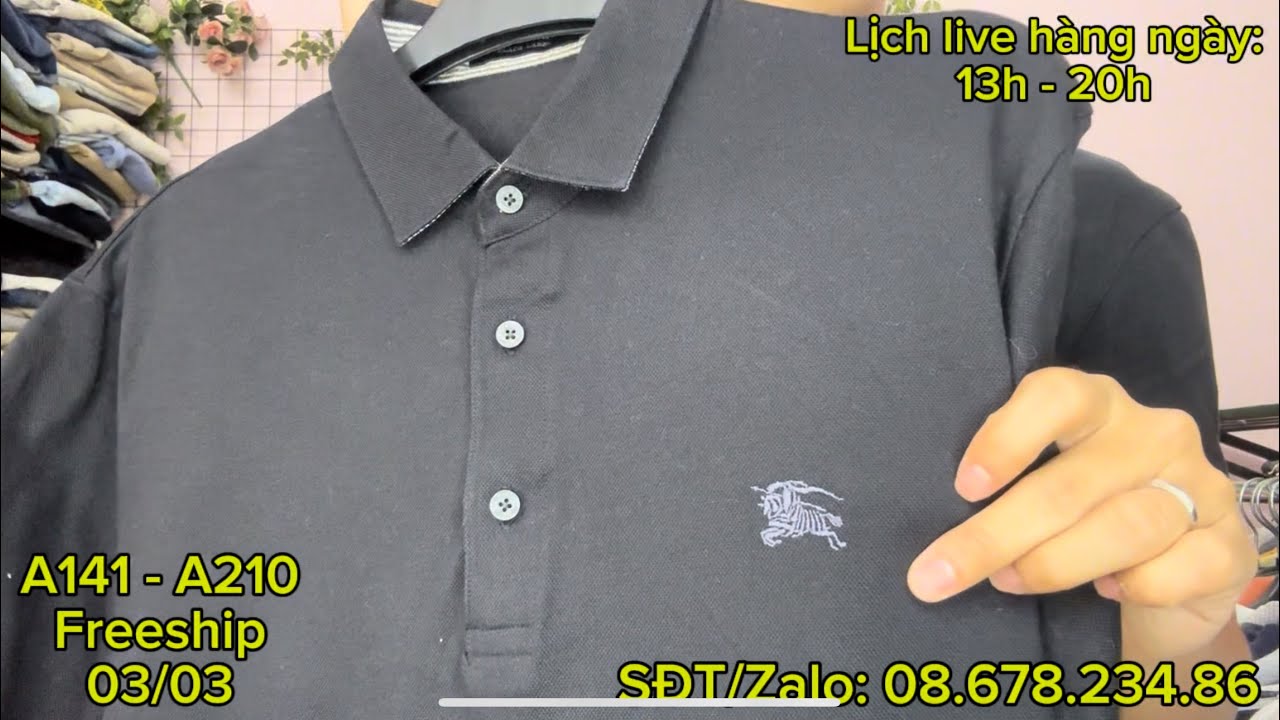 ÁO POLO HIỆU VIP BBR LACOSTE DAKS RAPLAUREN BAO SHIP TOÀN QUỐC A141-A210 03/03