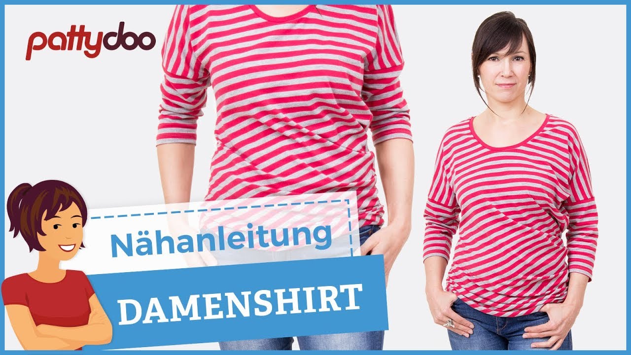 Shirt selber nähen - pattydoo Nähanleitung, auch für Anfänger!