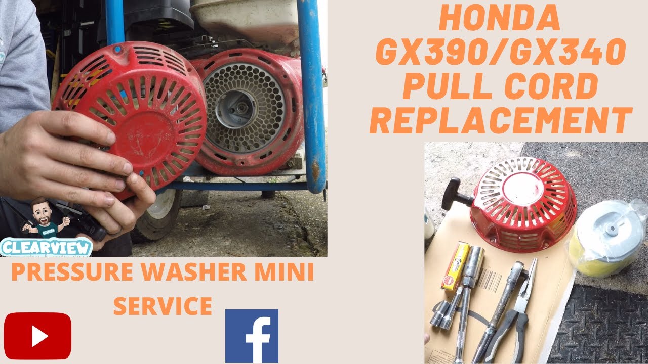 Pressure Washer service and pull cord replacement