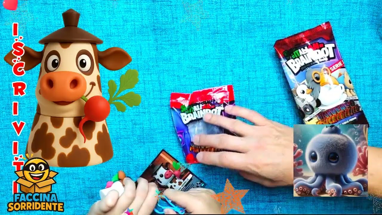 😱 Guarda cosa ci ha regalato l’edicolante! UNBOXING Cuties 3D Skifidol BrainRot Serie 3 ✨ #brainrot