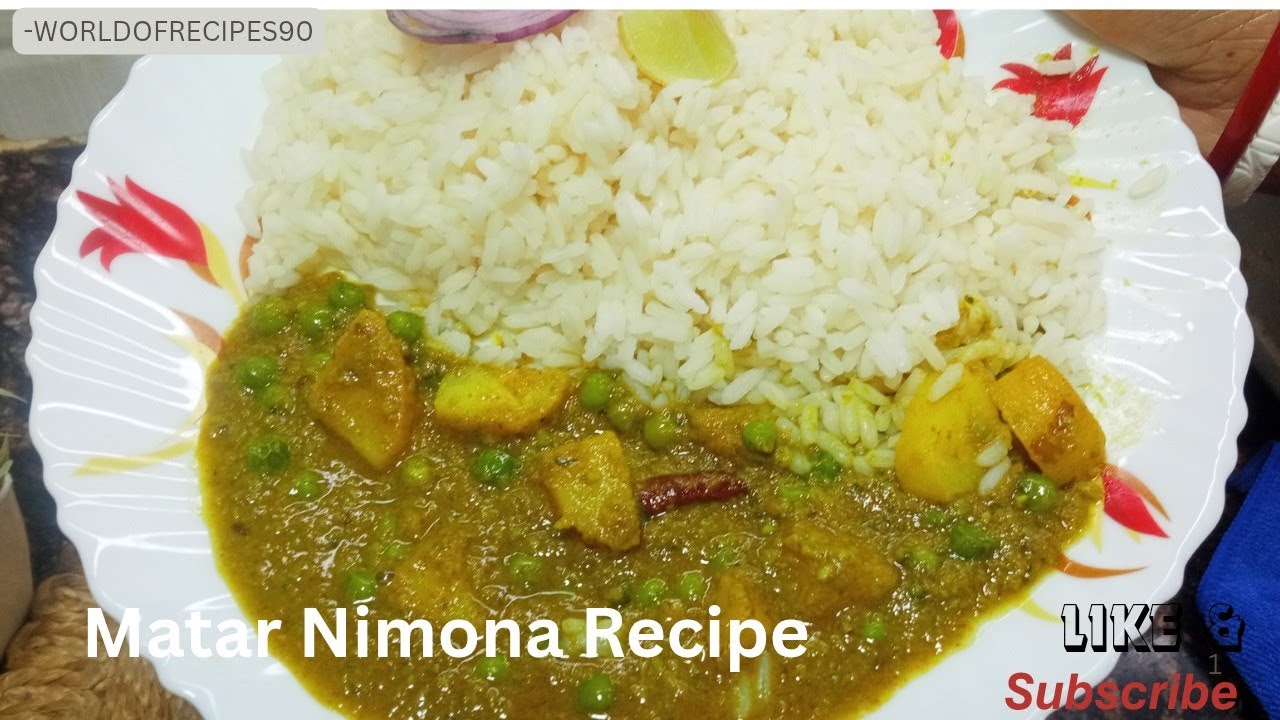 मटर का निमोना ऐसा कि उंगलियाँ चाटते रह जाओ | Green Peas Nimona | Authentic Nimona Recipe