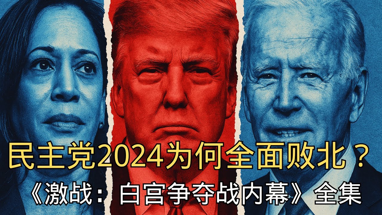 《激战：白宫争夺战内幕》全集「民主党2024年为何全面败北？」认知失调 | 民主党败局 | 口号反噬 | 认知失调 | 选后清晨 | 复盘
