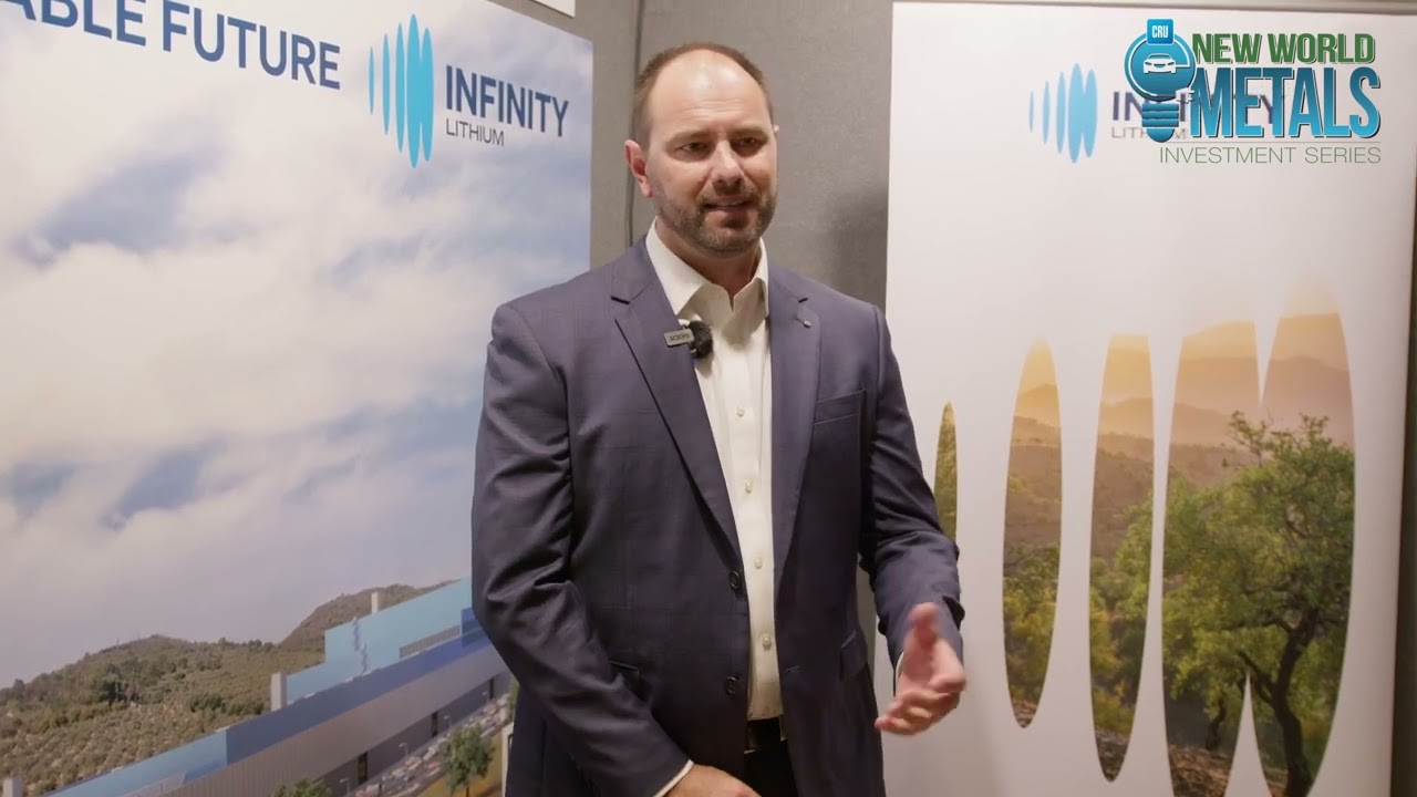 Infinity Lithium (ASX: INF) managing director / CEO Ryan Parkin at 2022 New World Metals Conference.