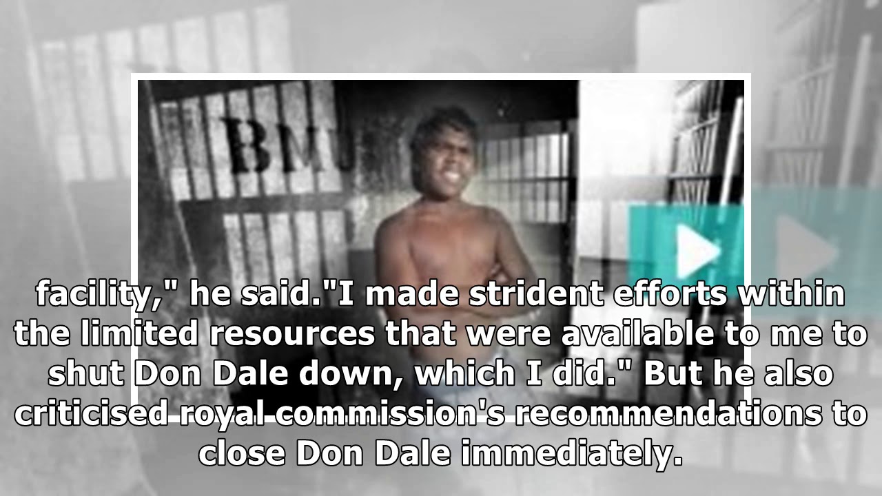 Lack of criminal charges in royal commission a vindication: former nt corrections minister