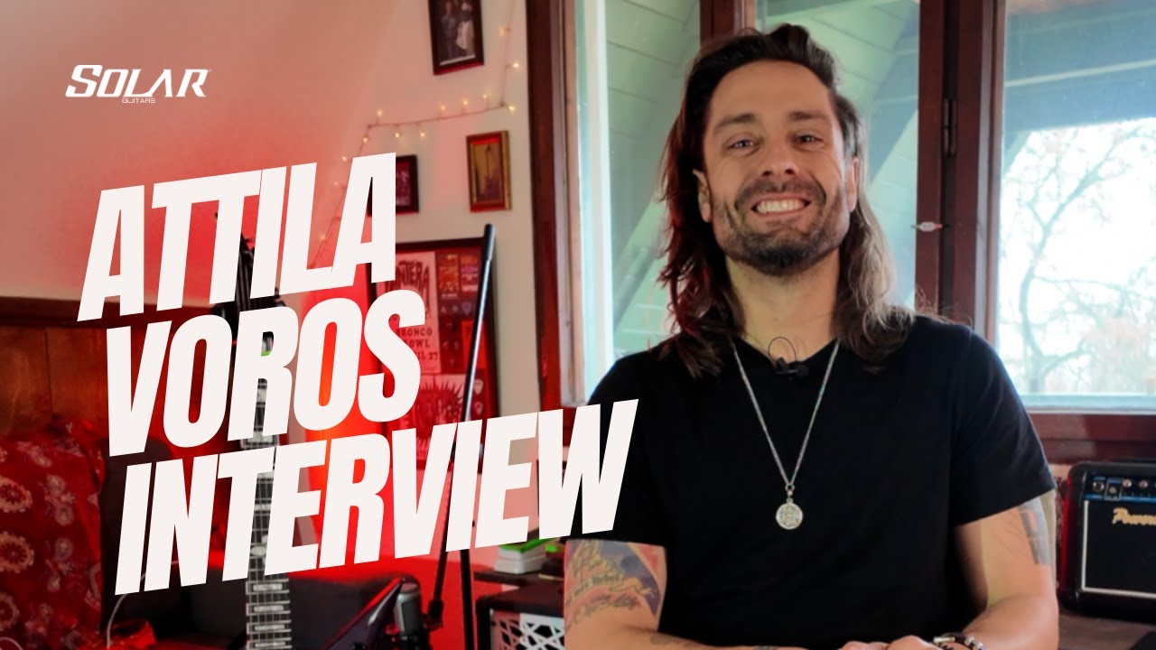 Solar Guitars Artist Spotlight: Attila Voros Ex Nevermore, Live in Satyricon etc...