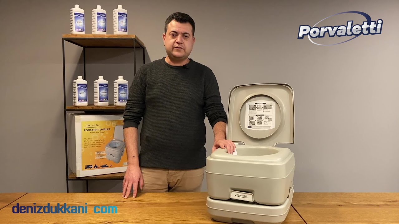 Porvaletti Sifonlu Portatif Tuvalet 10Lt Pis Su Tankı Özellikleri, Kullanımı ve Temizliği
