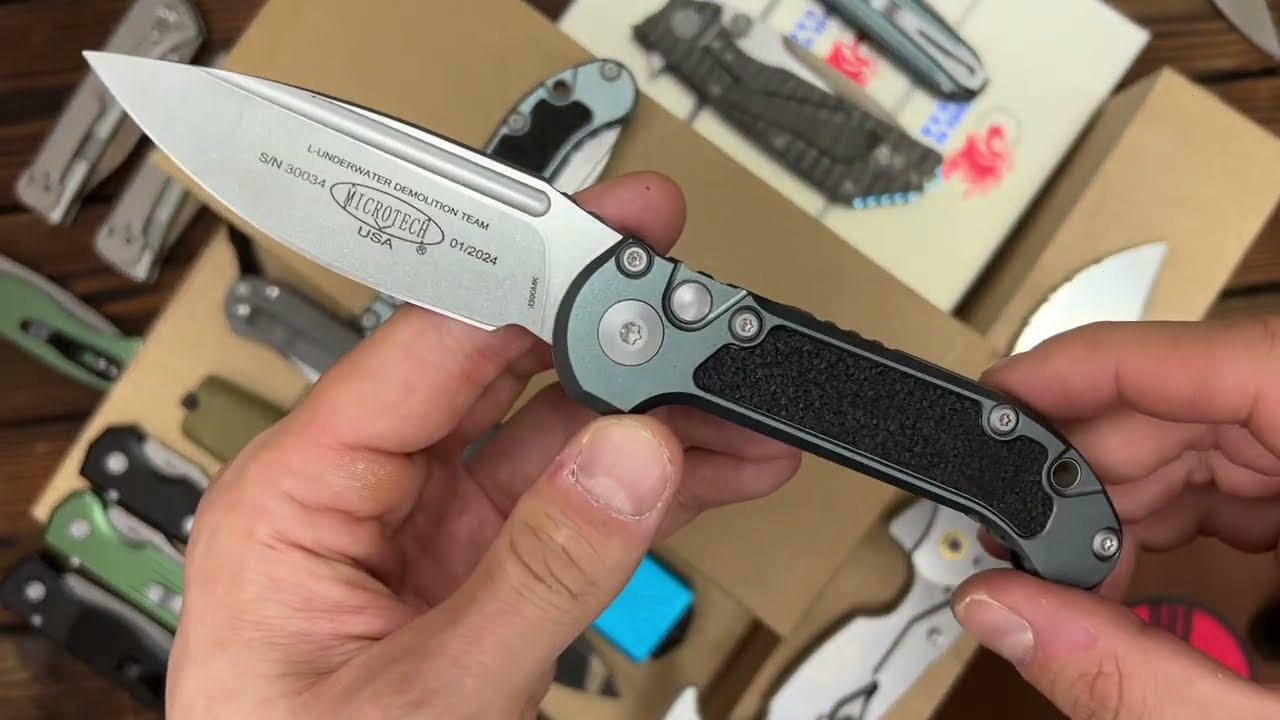 Нож Microtech GREY LUDT Gen III (серый, эксклюзив RED Knives) - обзор!
