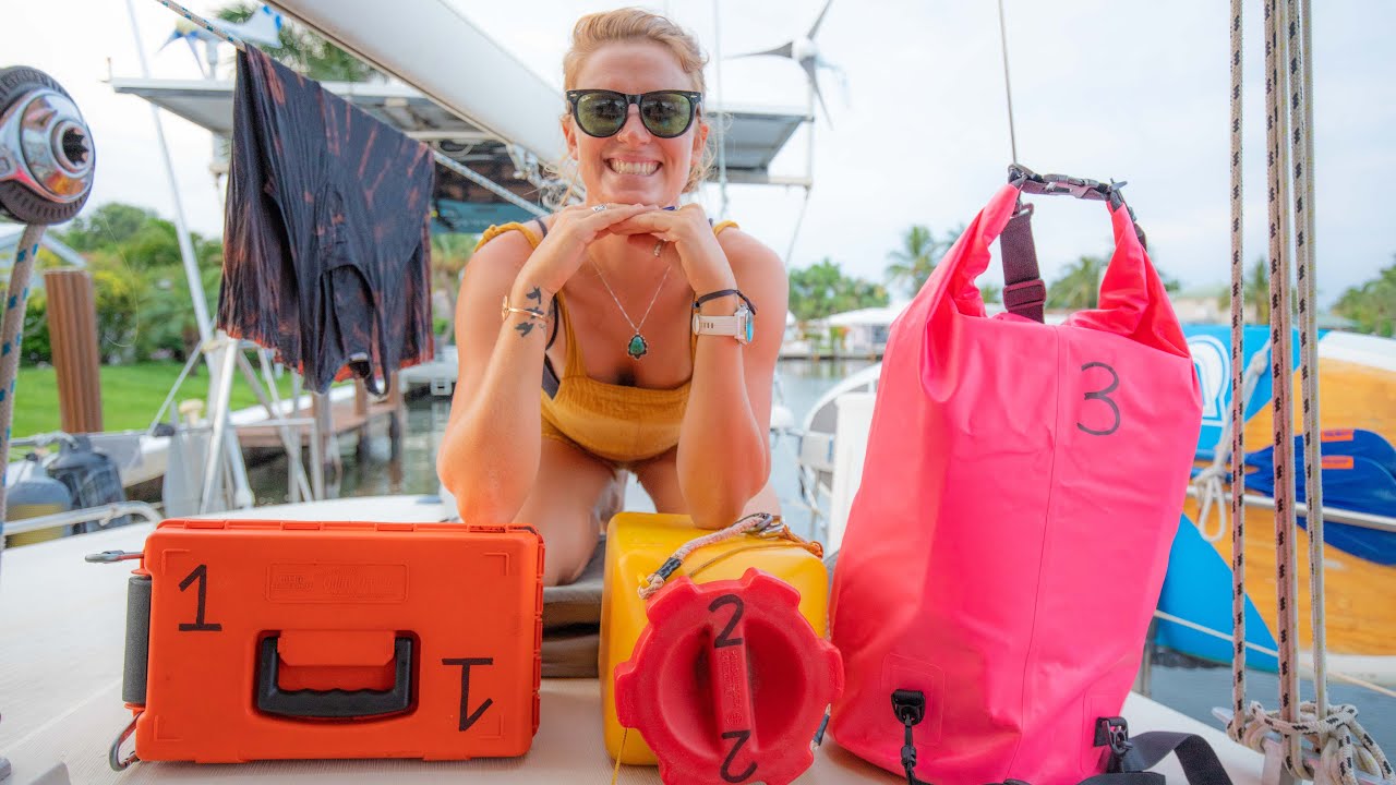 Delos Ditch Kit  - What to Bring if the BOAT SINKS!  - SV Delos Safety series - Part 3