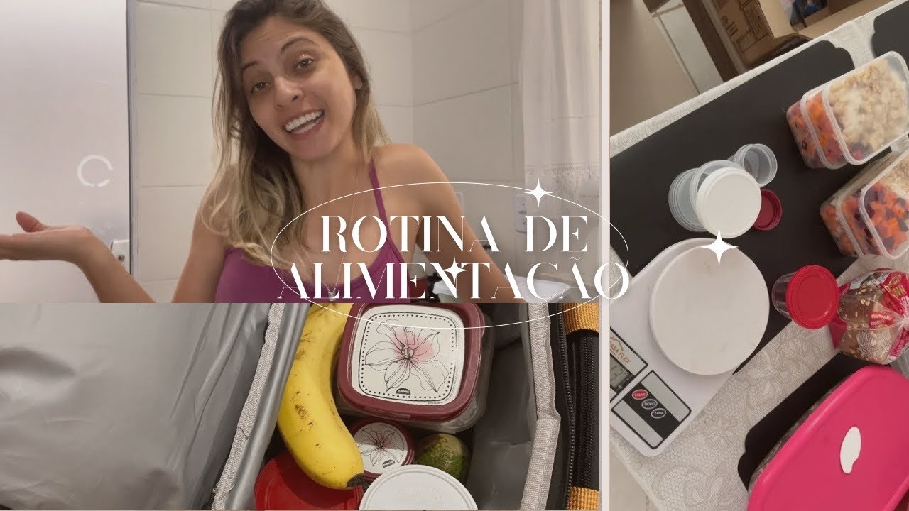 Organizo Minha Alimentação da Semana (Vida Real!)🥗