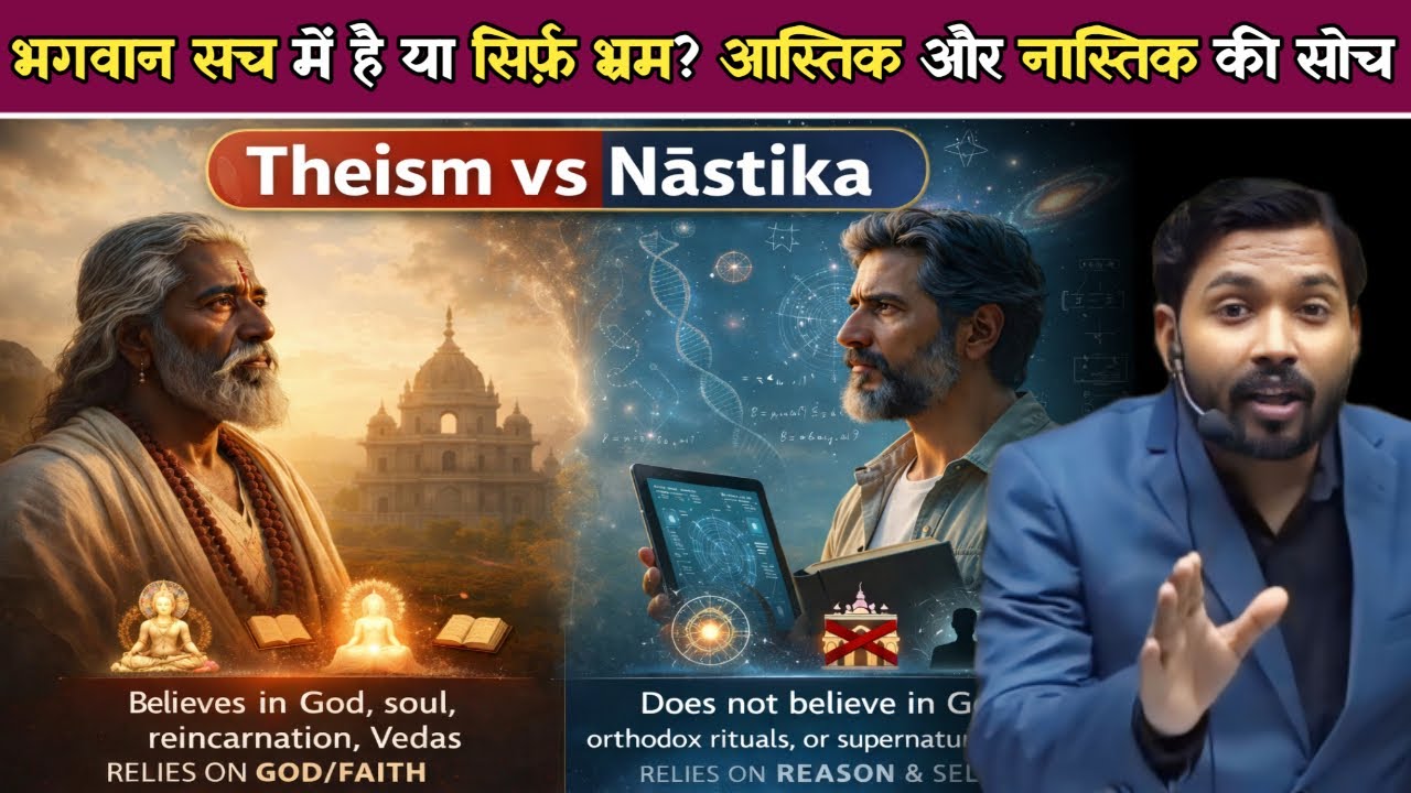 भगवान सच में है या सिर्फ़ भ्रम आस्तिक और नास्तिक की सोच | नास्तिक क्यों नहीं मानते भगवान.!