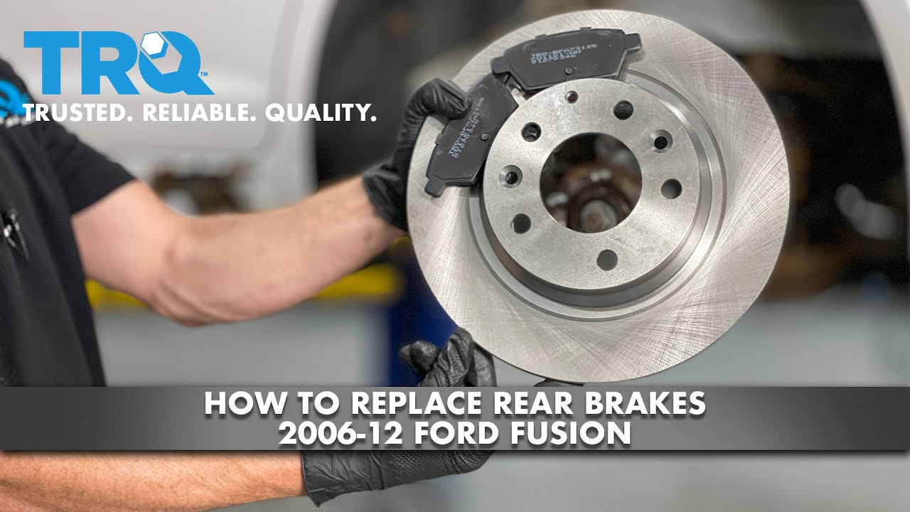 How To Replace Rear Brakes 2006-2012 Ford Fusion