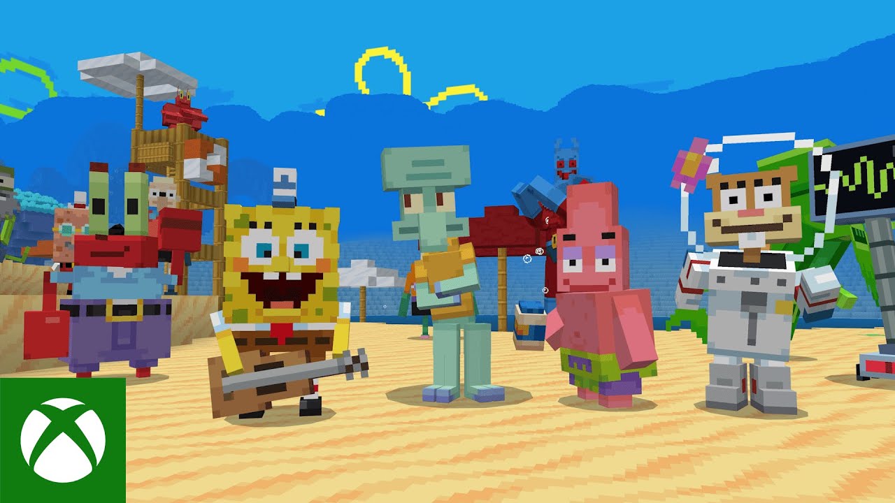 SpongeBob x Minecraft DLC: Official Trailer