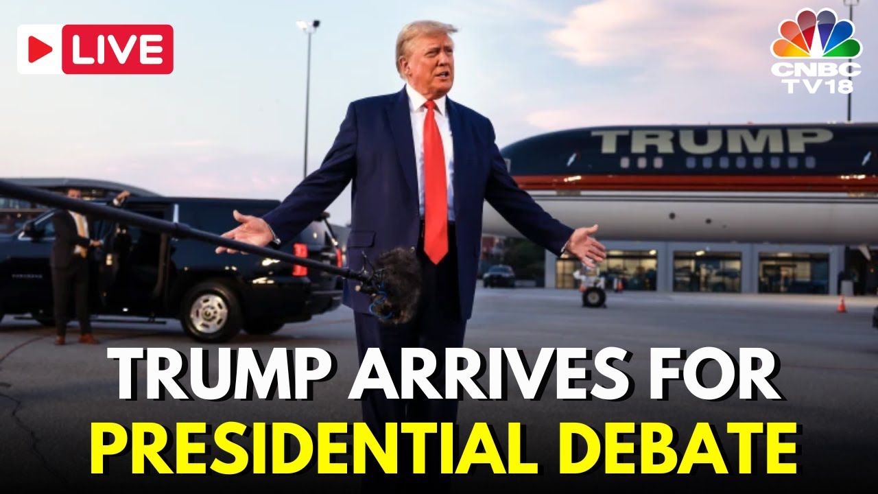 Donald Trump LIVE: Trump Arrives in Atlanta for First Presidential Debate | Trump vs Biden | N18G