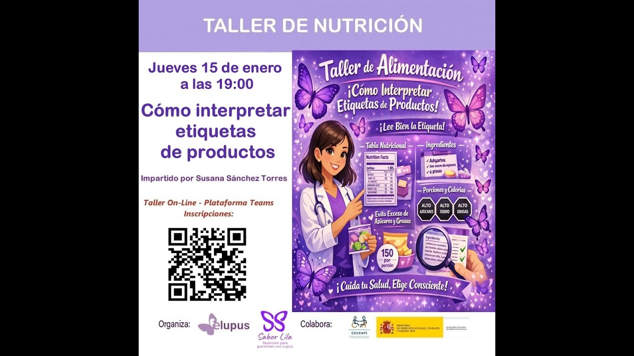 TALLER DE NUTRICIÓN   Cómo interpretar etiquetas de productos