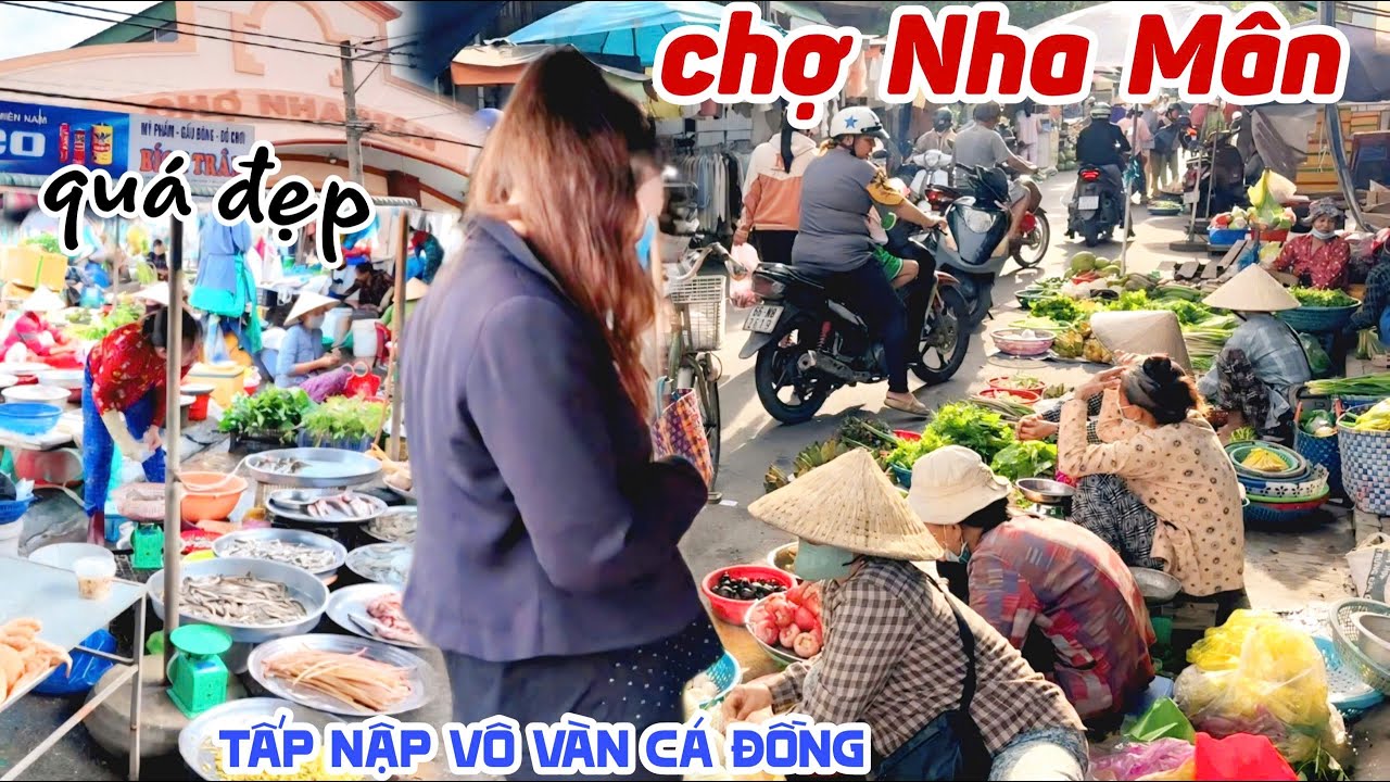 Quá Vui CHỢ NGƯỜI ĐẸP NỨC TIẾNG ĐỒNG THÁP - CHỢ NHA MÂN TẤP NẬP BUÔN BÁN MUÔN VÀN CÁ NGON KPVL