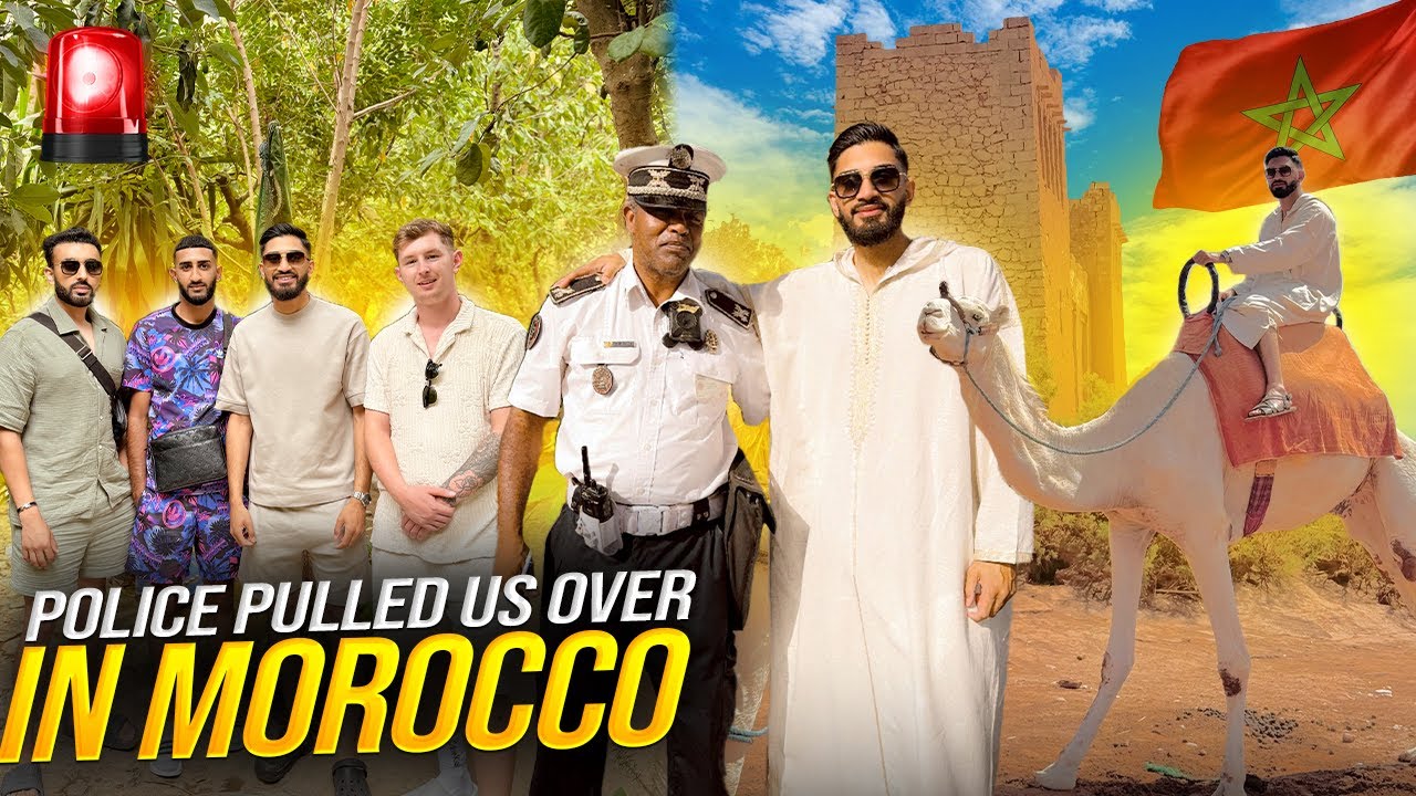 POLICE PULLED US OVER IN MOROCCO! | Hamzah Khan Vlogz! | Watch NOW!