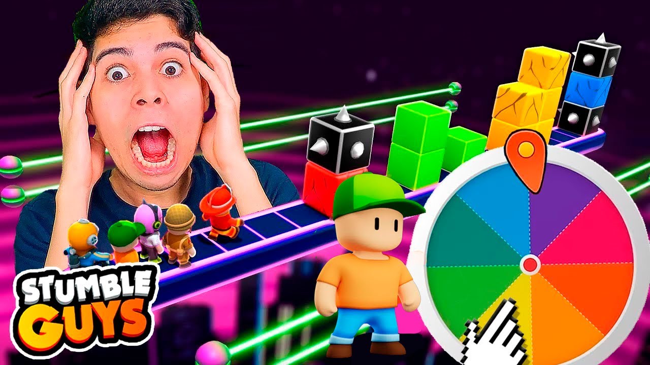 MAIS DESAFIOS IMPOSSÍVEIS DO BLOCK DASH LENDÁRIO PRA PASSAR RAIVA NO STUMBLE GUYS!