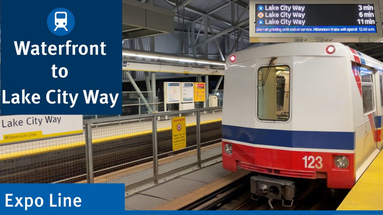 [RARE] Special Expo Line SkyTrain | Waterfront to Lake City Way