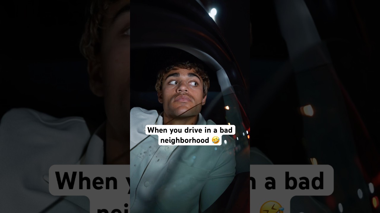 When you drive through a bad neighborhood‼️🤣 #comedyshorts #snl #relatable