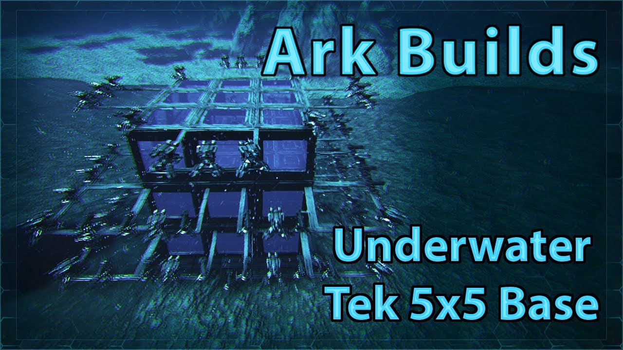 Ark Builds - 5x5 Underwater PVP Backup Base