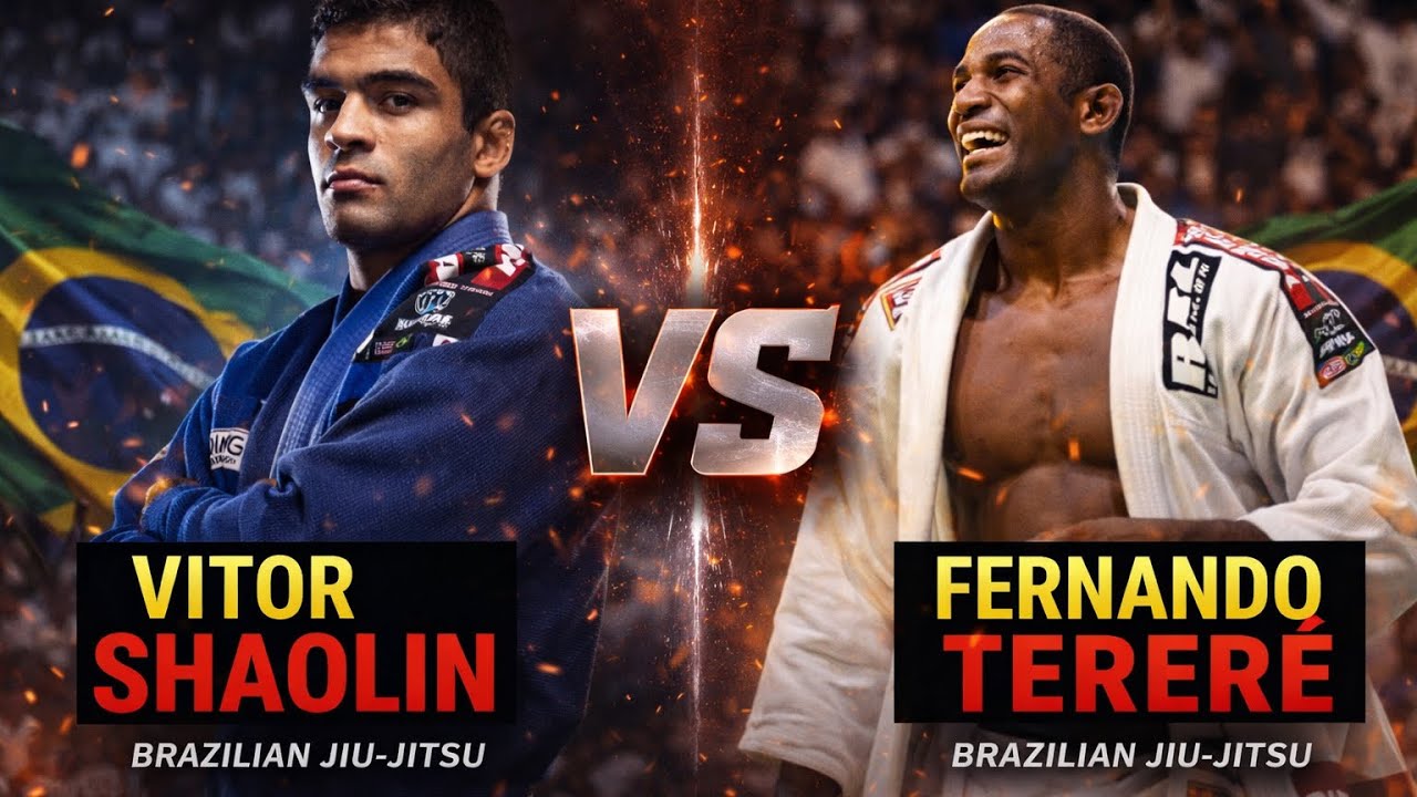 FERNANDO TERERE BJJ Match vs Vitor Shaolin Ribeiro Brasileiro Equipes Jiu Jitsu 2000