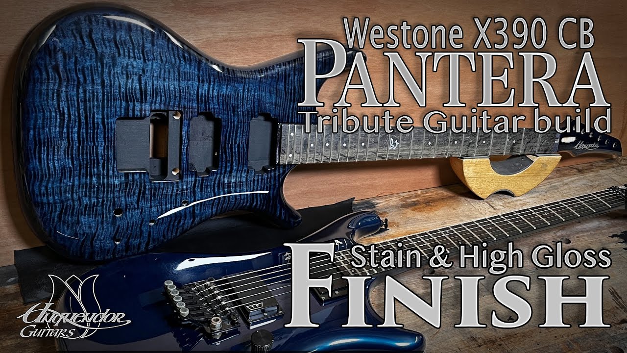 Westone X390 Pantera CB - Tribute Guitar Build  - High Gloss Guitar Finish - The Struggle is REAL!!