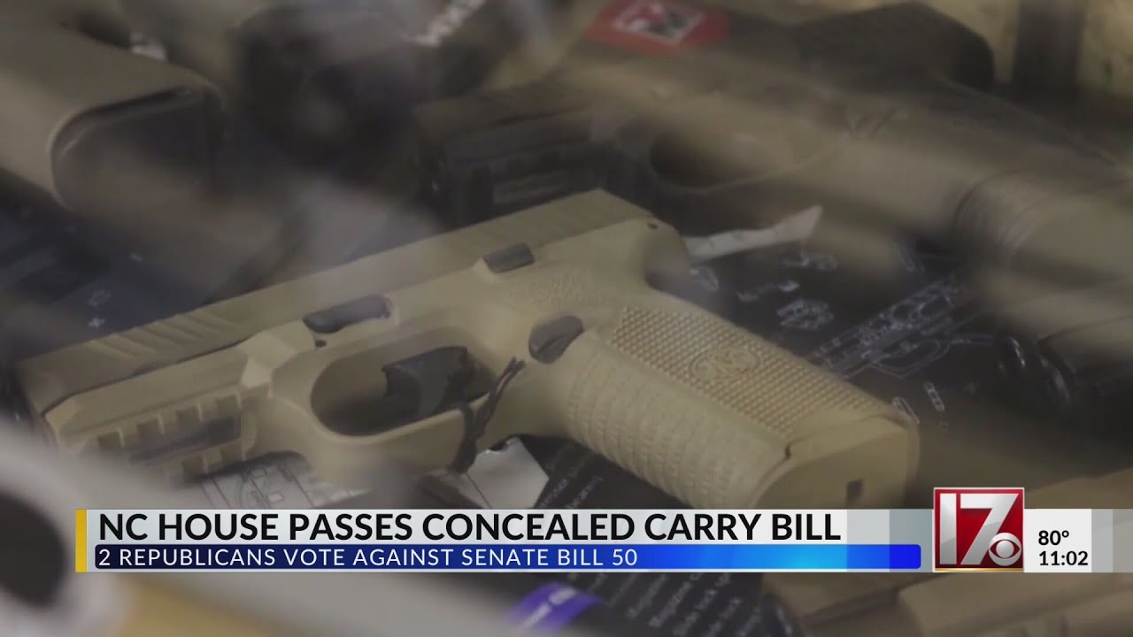 NC House passes concealed carry bill