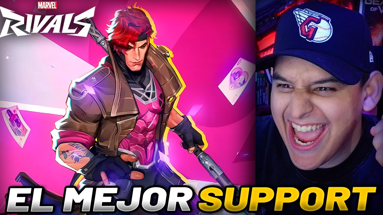 GAMBITO es el *MEJOR SUPPORT* en MARVEL RIVALS