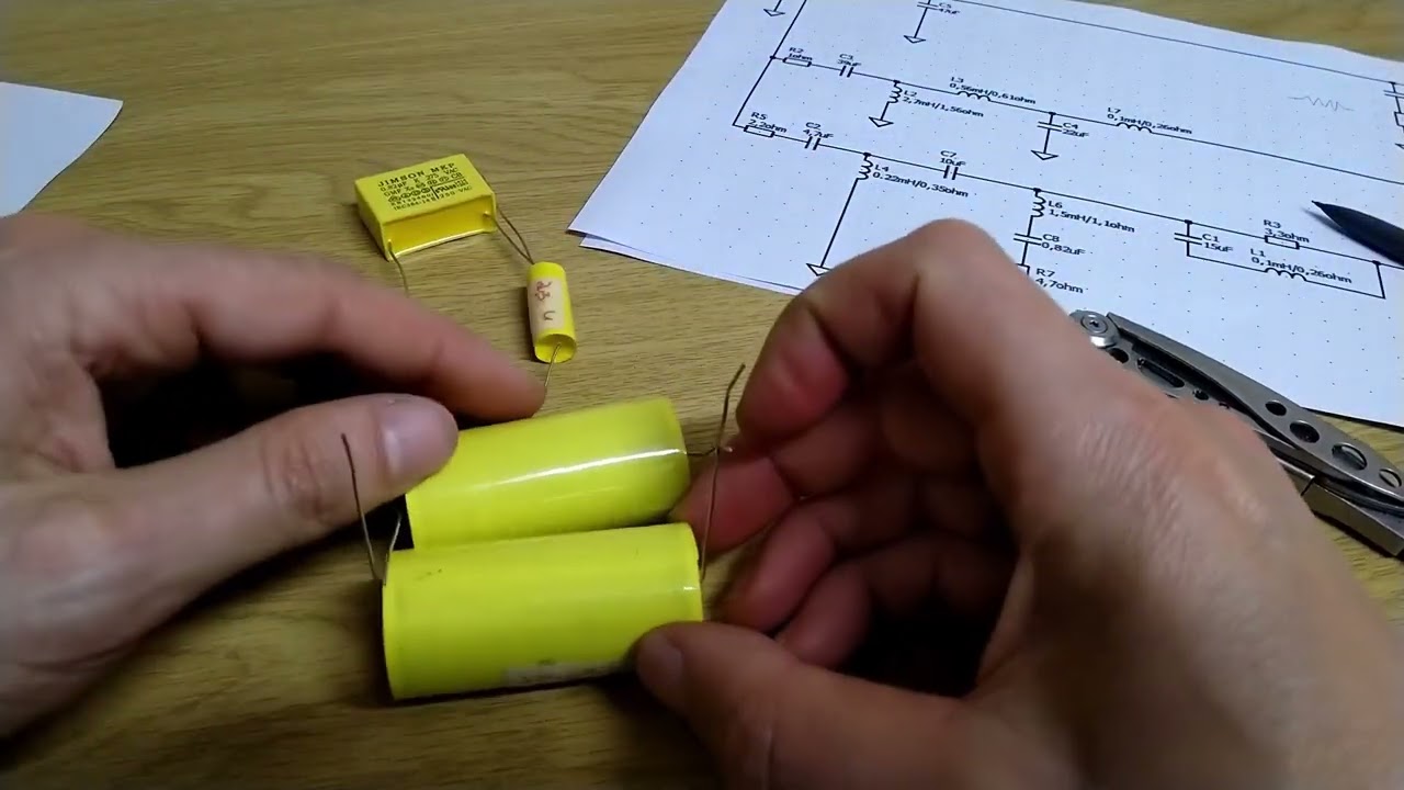 Crossover Plan Reading and Making up Capacitors