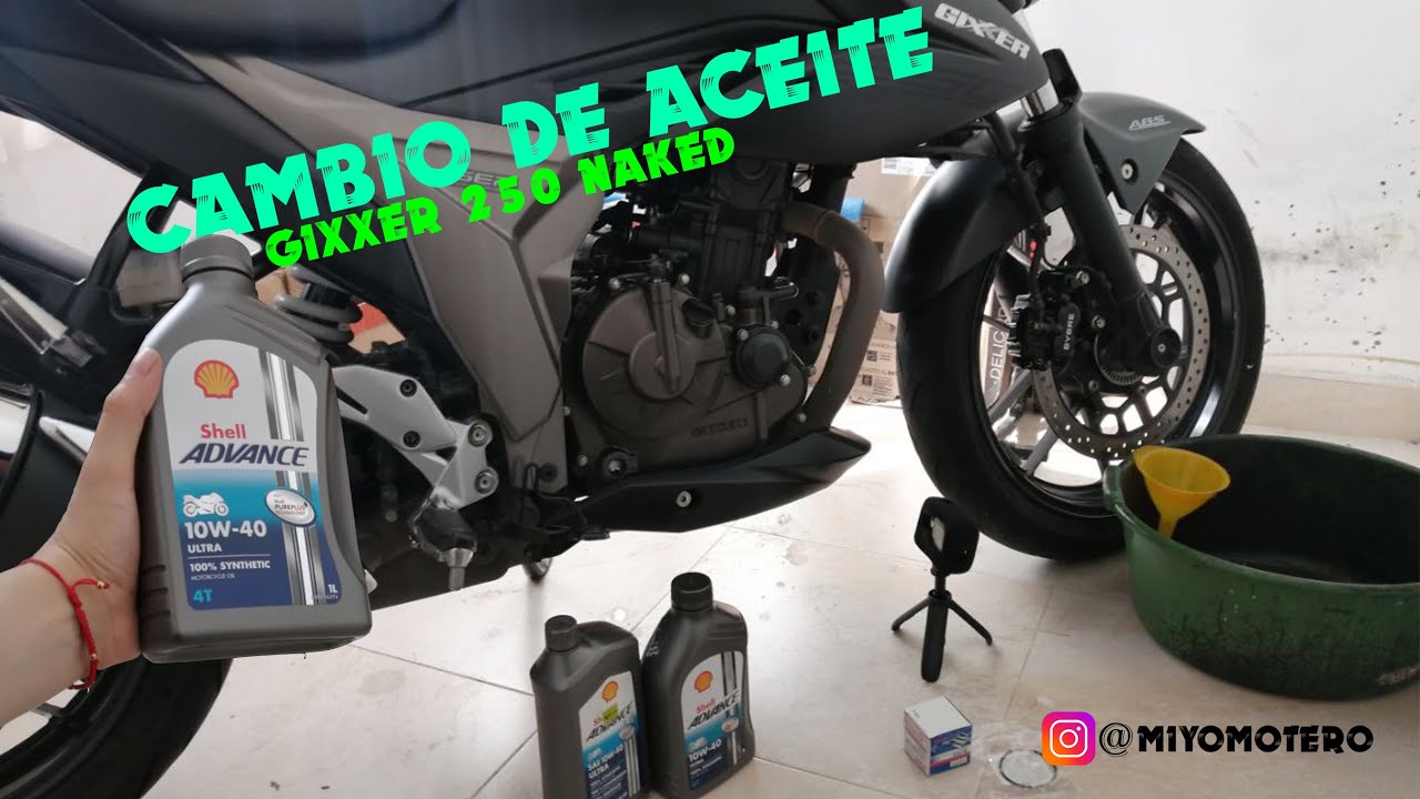 Hacer el Cambio de aceite | Suzuki Gixxer 250 Naked